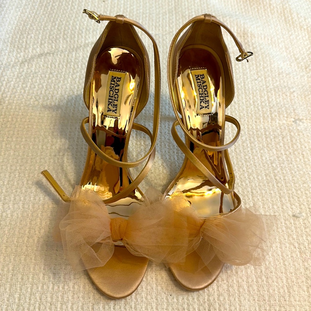 Badgley Mischka Tessica Womens Ankle Strap Dressy Heels